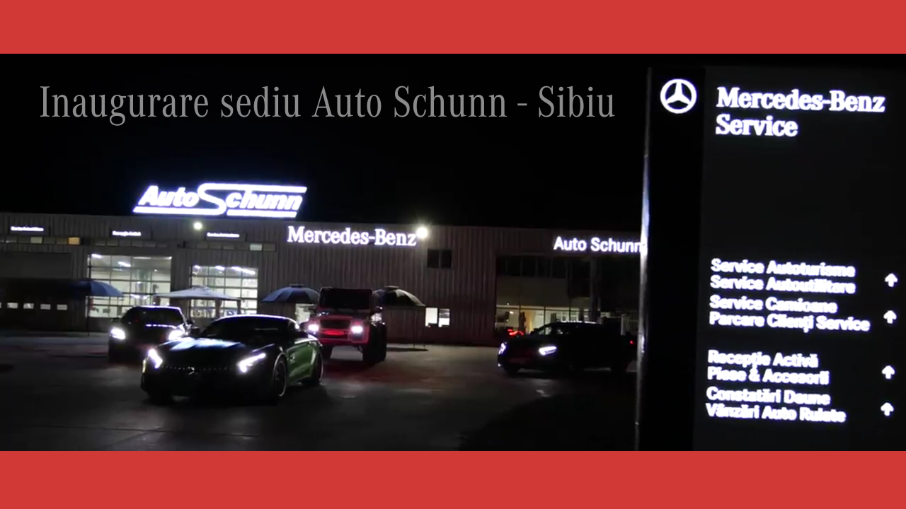 Auto Schunn Sibiu - Video. Space to connect!. CLICK AICI PENTRU DETALII